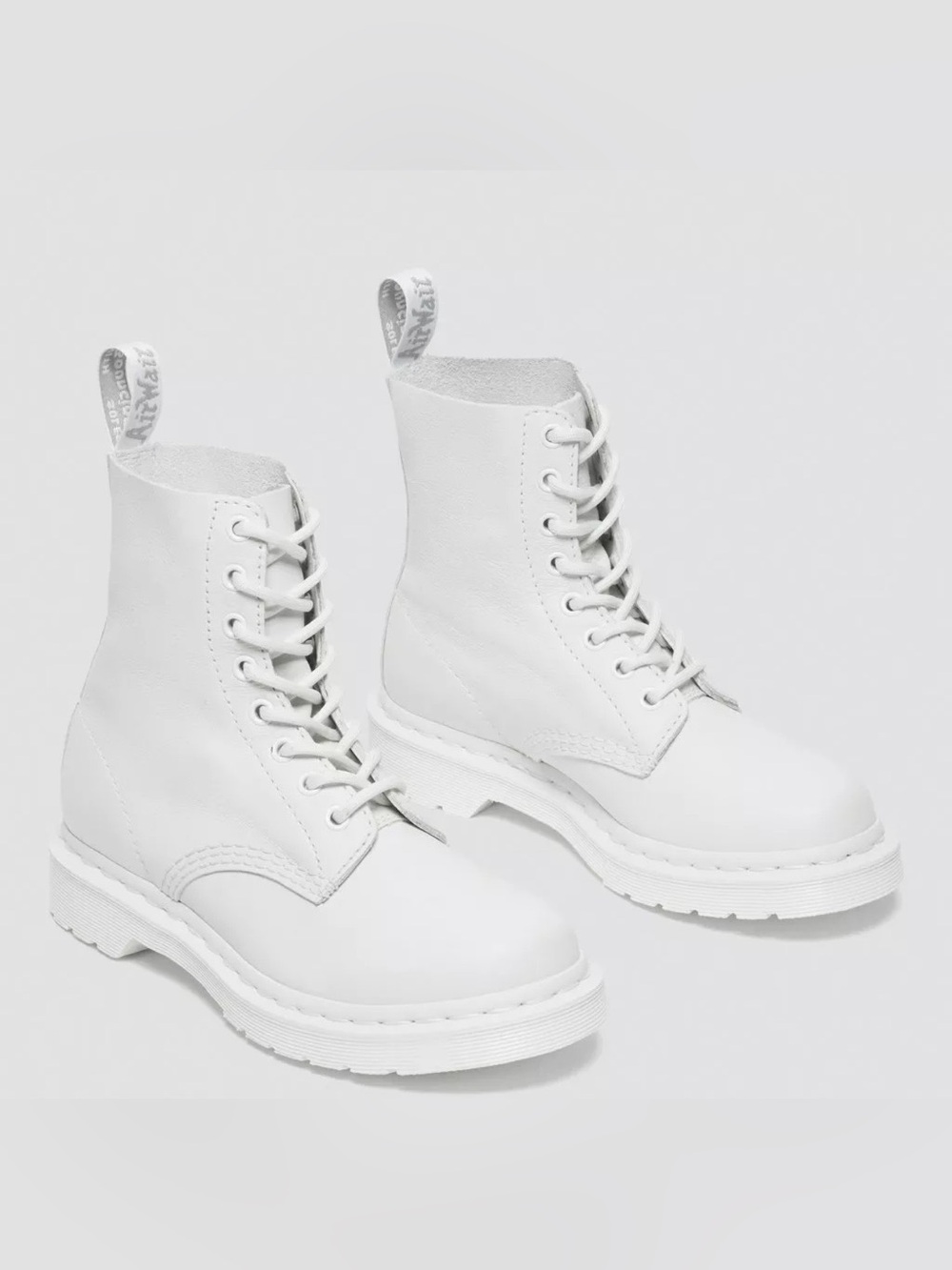 Dr Martens Brand new White 1460 WOMEN'S MONO Leather Lace Up Boots